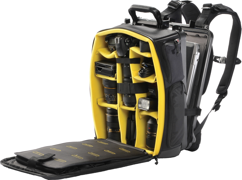 Защитный фоторюкзак S115, Laptop/camera Pro Pack, Black, с гермокейсом для ноутбука в магазине RentaPhoto.Store