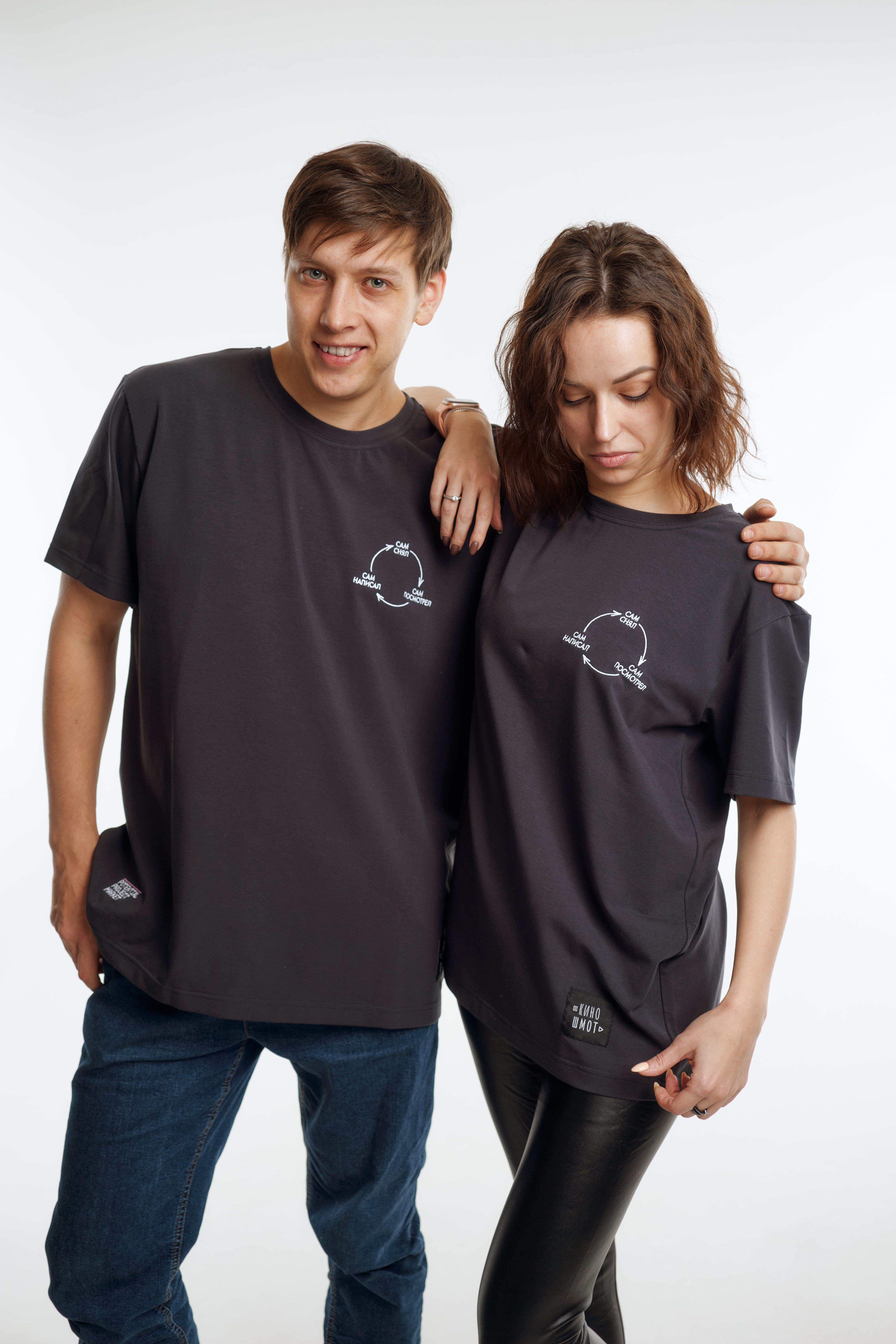 Футболка "Сам написал" темный графит S в магазине RentaPhoto.Store