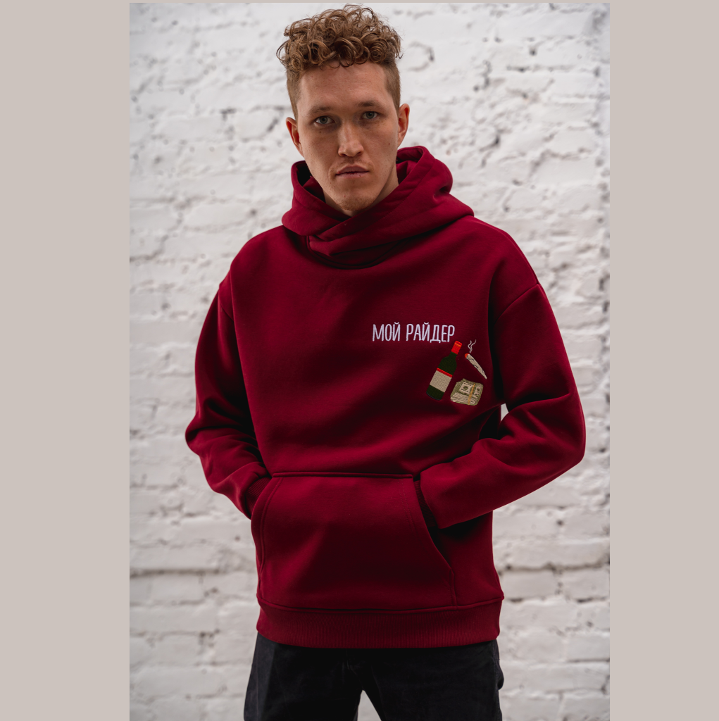 Худи "Мой райдер (баксы)" M в магазине RentaPhoto.Store