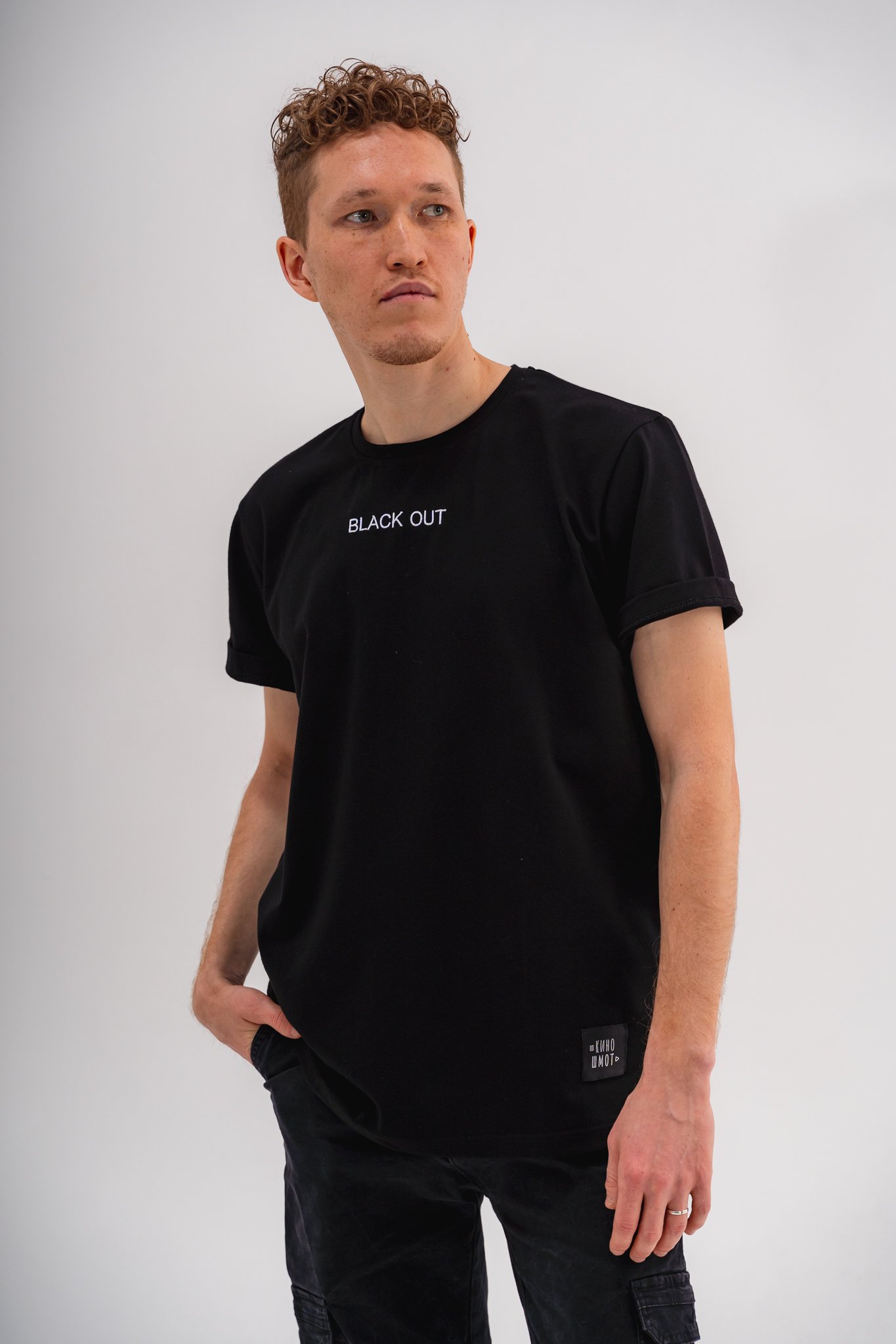 Футболка "Black Out" черная S в магазине RentaPhoto.Store