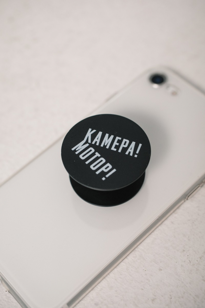 Попсокет "КамераМотор" черный в магазине RentaPhoto.Store